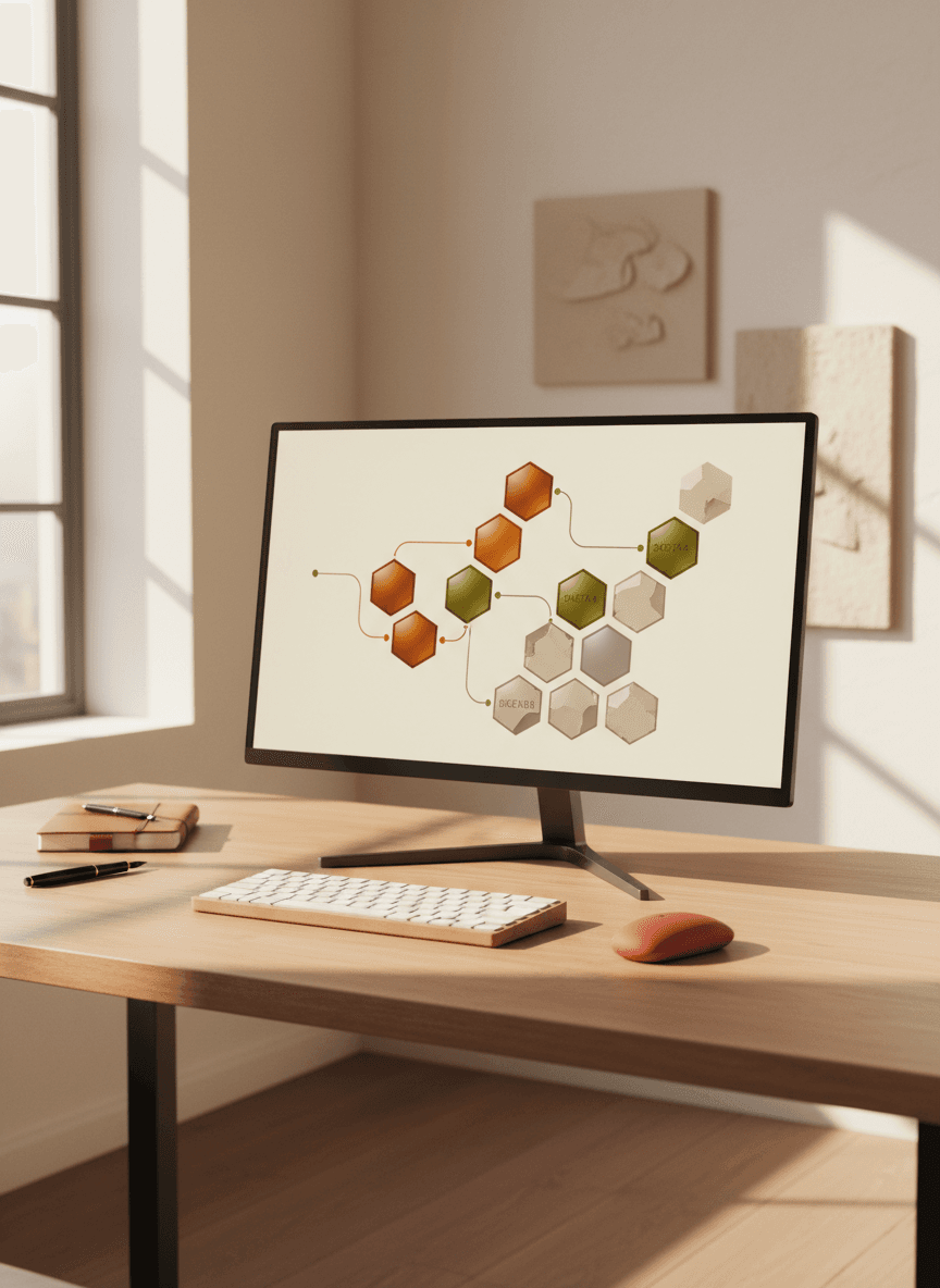 Personne traversant un open-space, motion blur, lumiere du soir